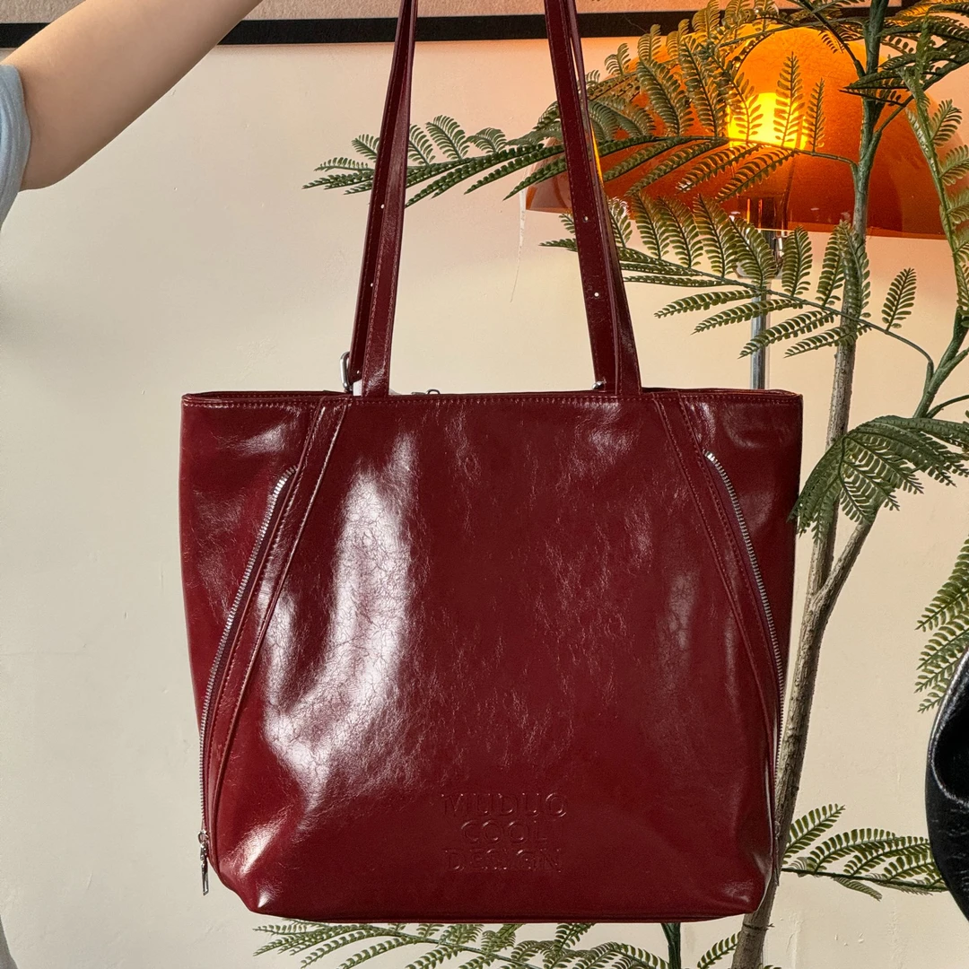 【大反派】INS拉链双肩包  可单肩 英伦复古