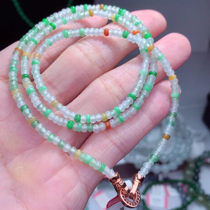翡翠手链未镶嵌天然