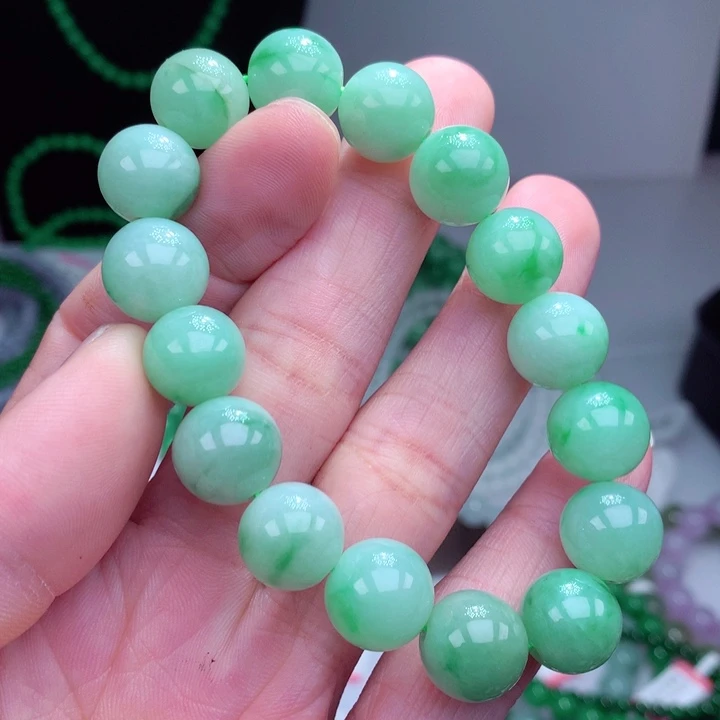 翡翠手链未镶嵌天然