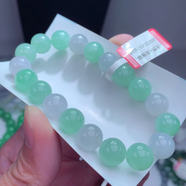 翡翠手链未镶嵌天然