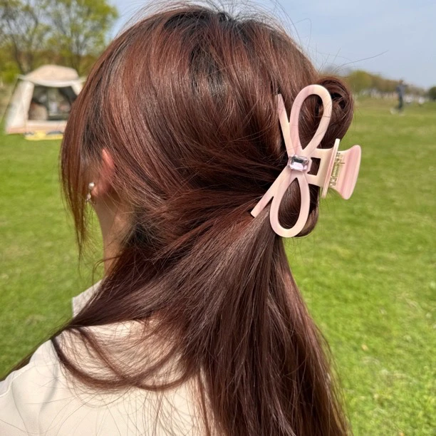 韩国进口 醋酸发夹 气质女神 蝴蝶结 头饰 韩版 甜美网红可爱ins