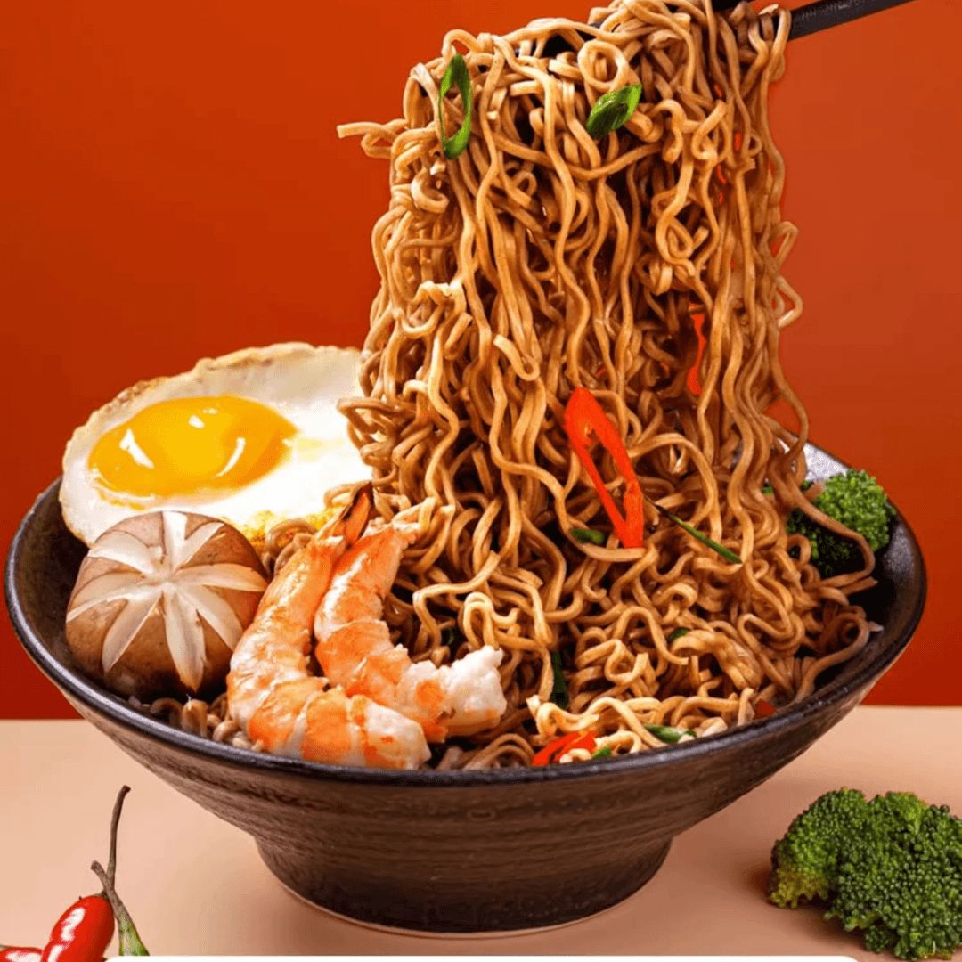 荞麦面方便面0脂肪无糖精减魔芋泡面低脂免煮拌面条主食代餐食品