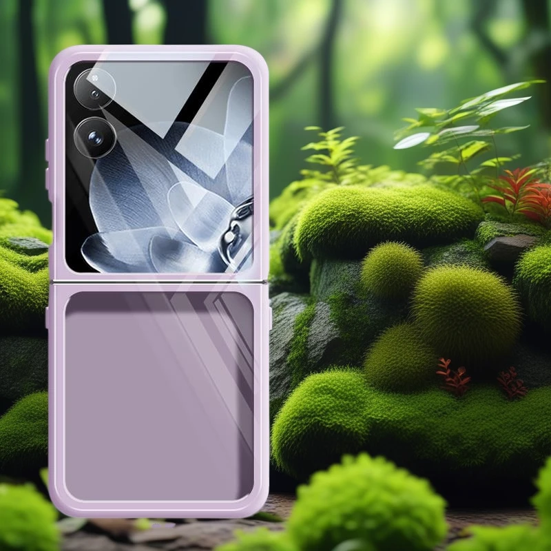 兰知春序小折叠x超薄小米全包新款适用vivoFlipfli网红同款潮牌