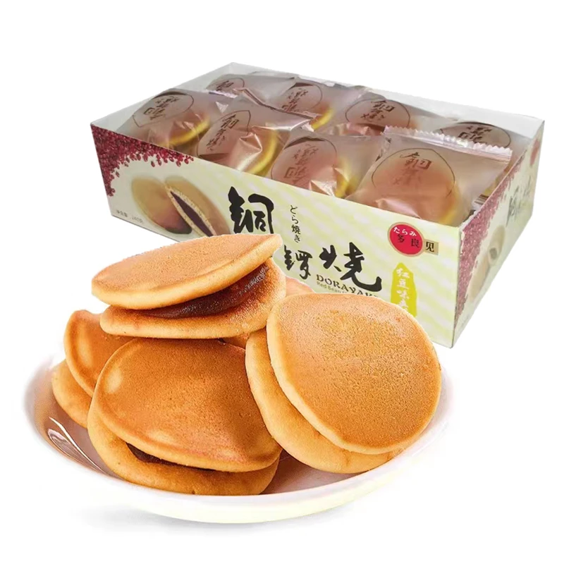 多良见铜锣烧240克红豆味夹心味点心糕点办公室休闲零食代餐早餐