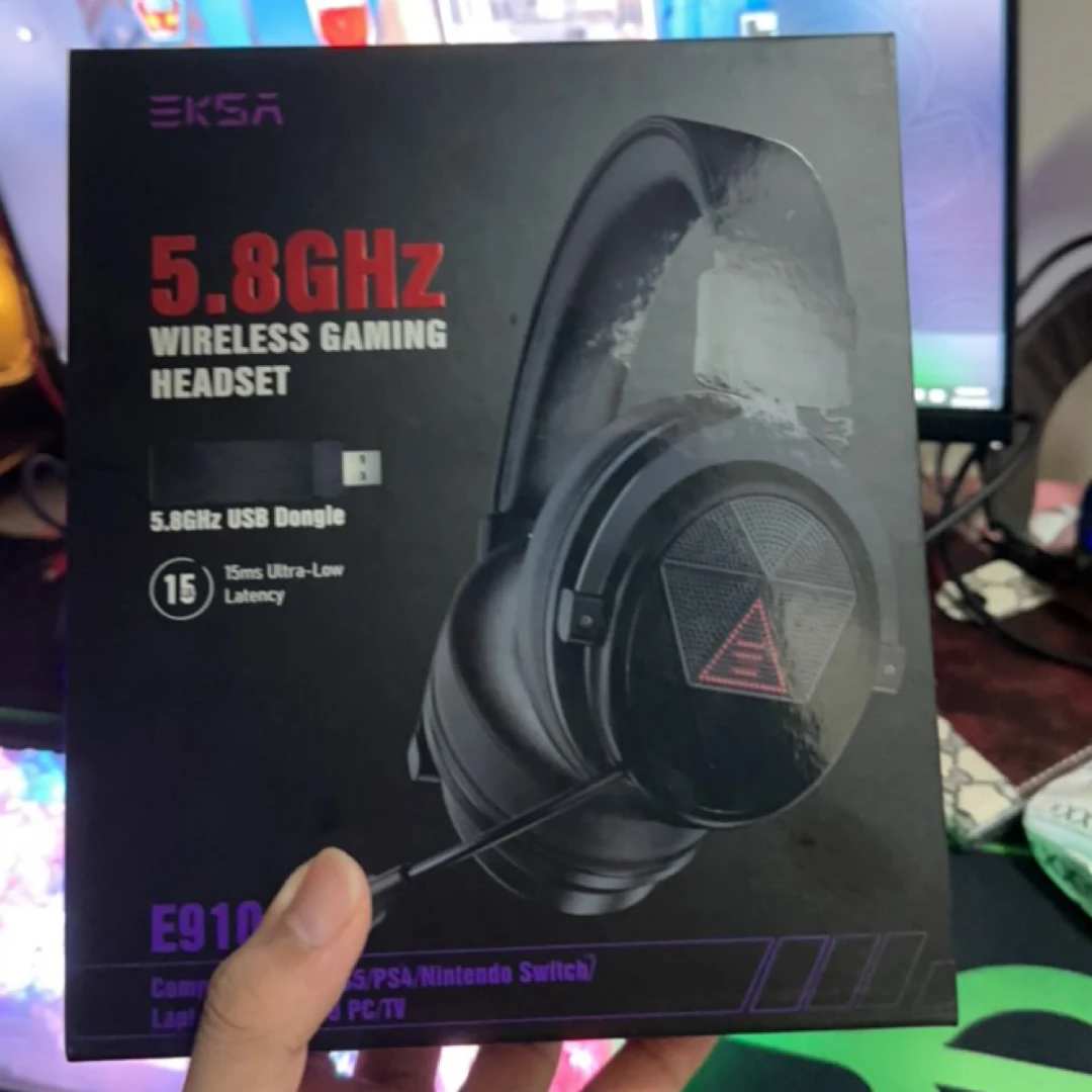 准新品  准新E910电竞专业无线游戏头戴式耳机