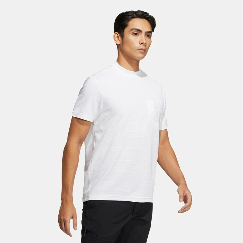 adidas/阿迪达斯高尔夫服装男装春夏新款休闲透气夏季男款短袖