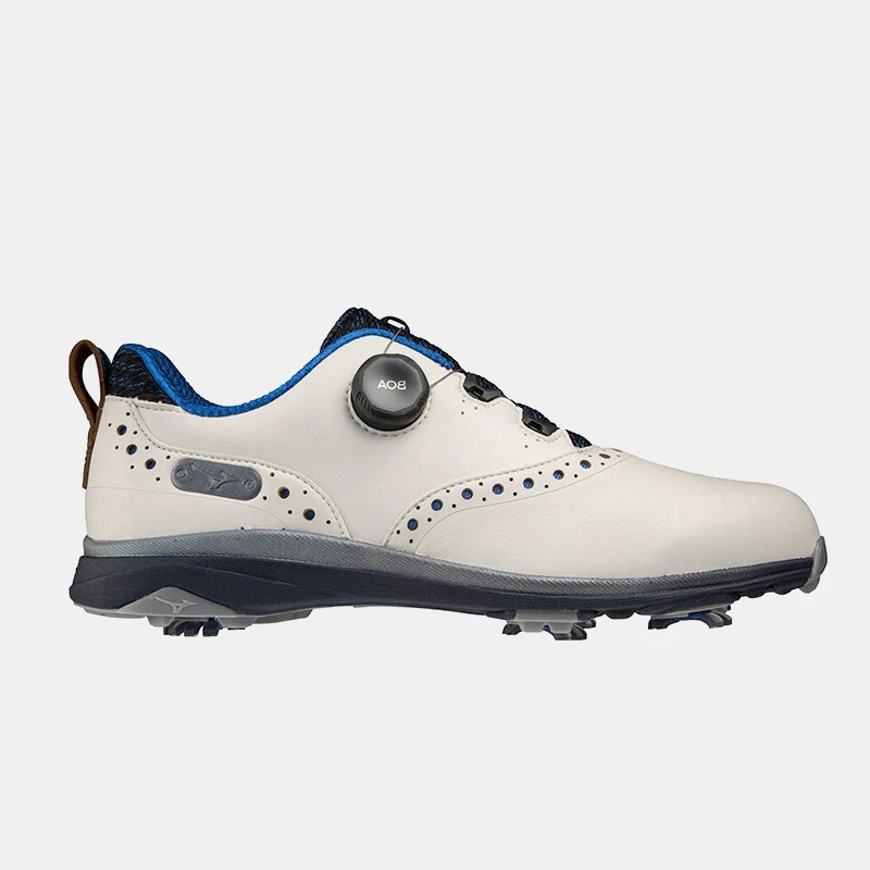 MIZUNO美津浓高尔夫球鞋男士透气运动鞋golf用品BOA款防滑钉鞋