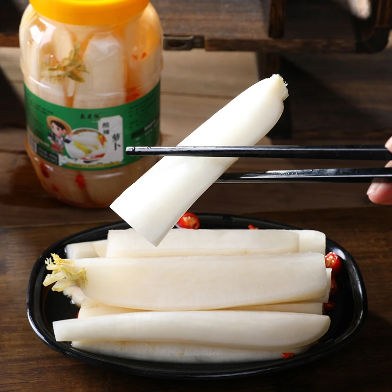 酸辣萝卜传统泡萝卜自制腌菜萝卜条萝卜干新鲜清脆广西特产