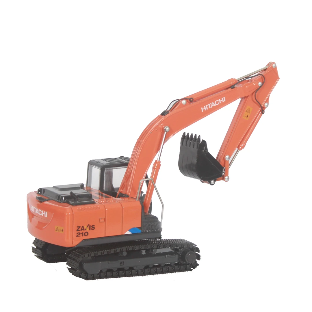 日立210静态挖机模型比例1:40车载摆件 挖机模型摆件合金材质