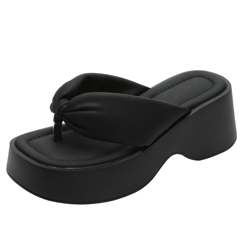 【好物分享】2024新款小众厚底超轻百搭夏季防滑人字拖凉鞋ins高跟