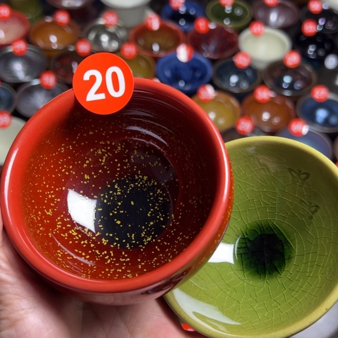 【闪购商品】玻璃茶盏玫**田