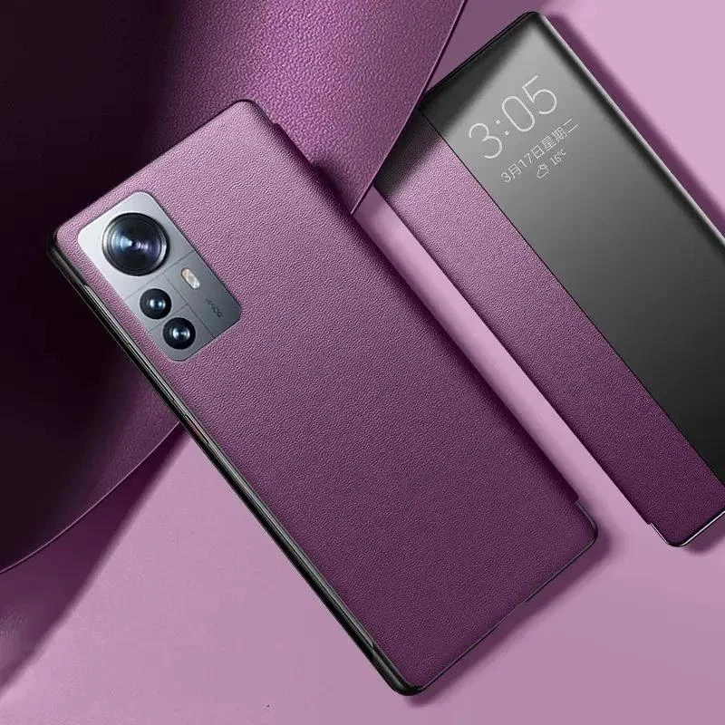 小米10手机壳小米10pro保护套智能翻盖式皮套全包防摔硅胶软壳潮