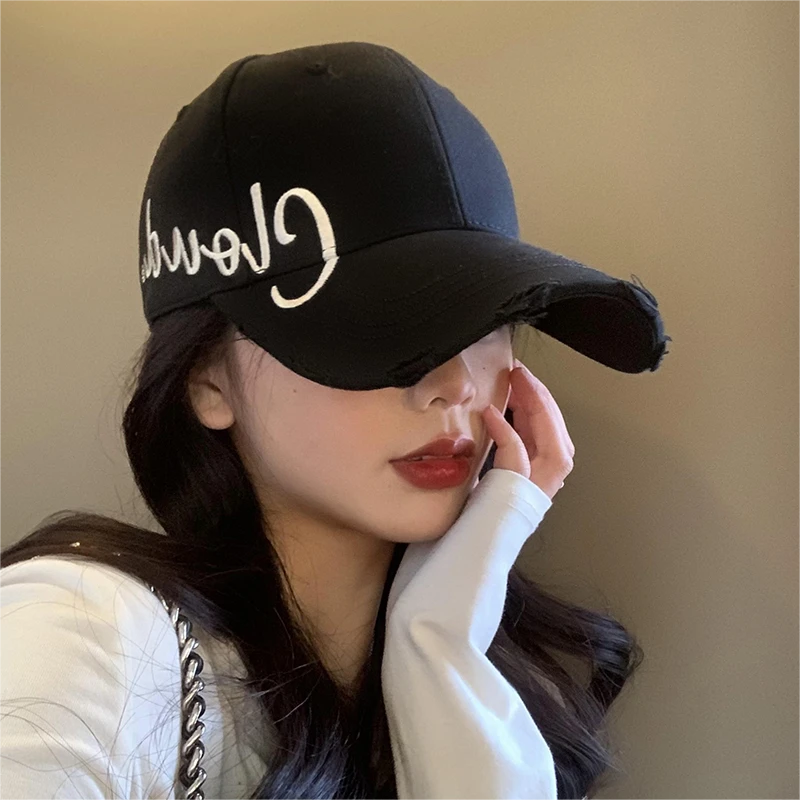 韩版棒球帽大脸显小加宽帽檐百搭夏季鸭舌帽遮阳户外休闲帽子男女