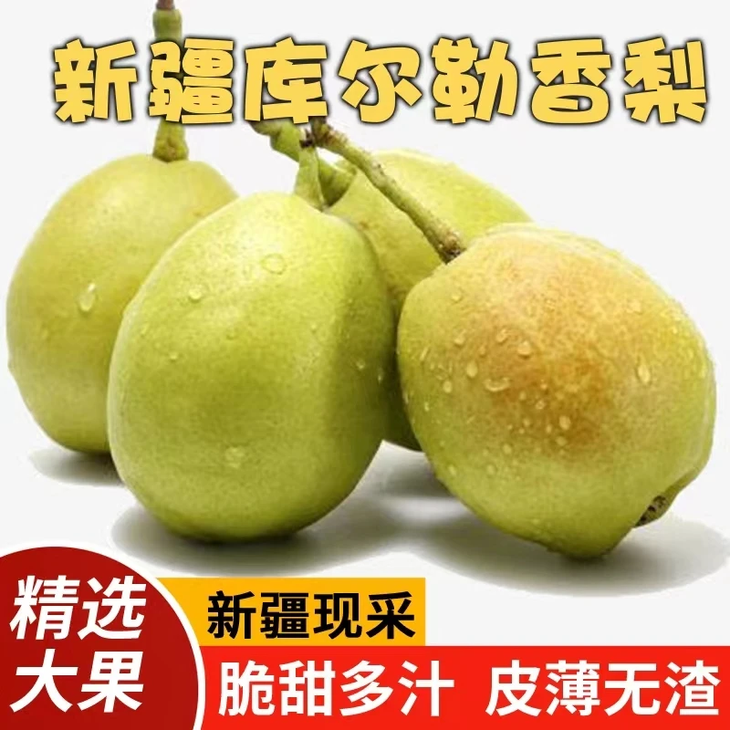 【68包邮】新疆库尔勒香梨净果约9斤