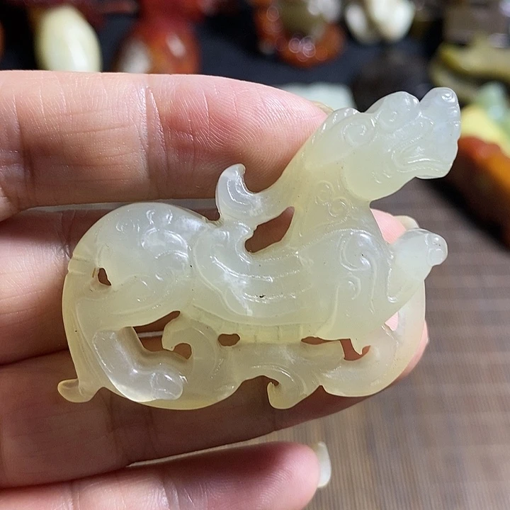 和田玉（糖玉）颈饰未镶嵌