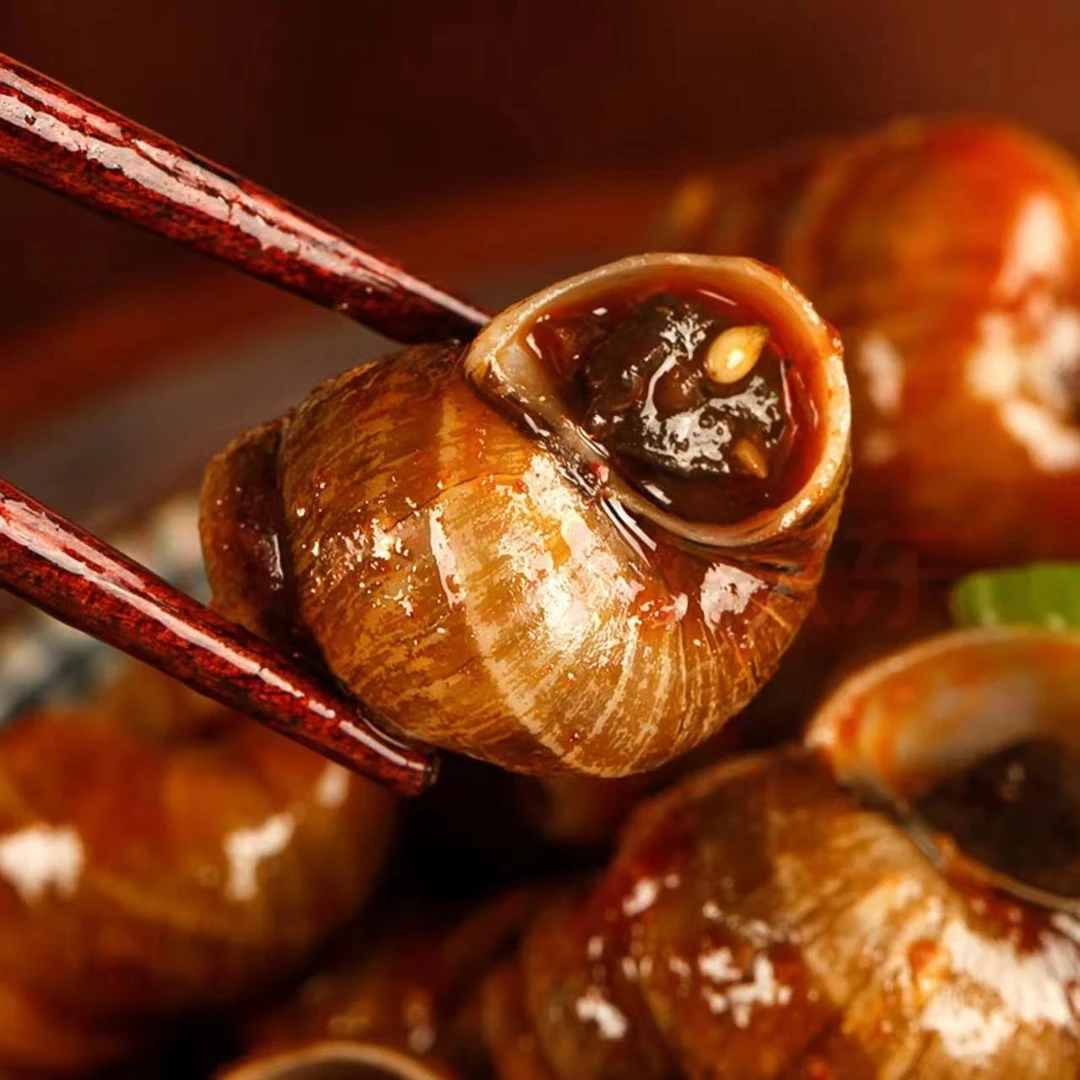 顺丰包邮麻辣田螺500克麻辣爽口干净无沙真空包装鲜香美味