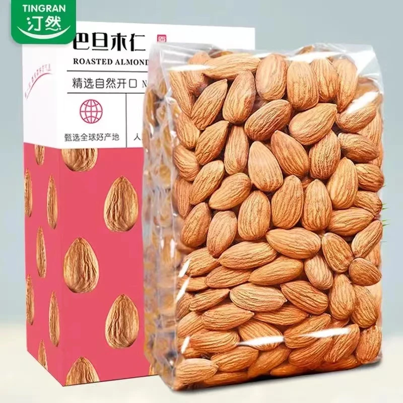 汀然巴旦木仁500g250g原味去壳巴旦木大杏仁扁桃仁零食坚果100g