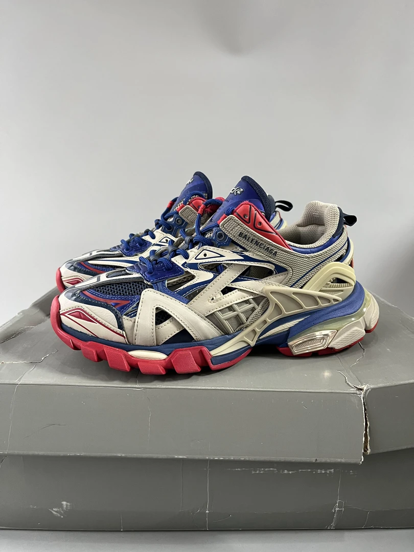 Balenciaga巴黎世家 老爹鞋  track2.0 高达 蓝白 39码原盒 95新