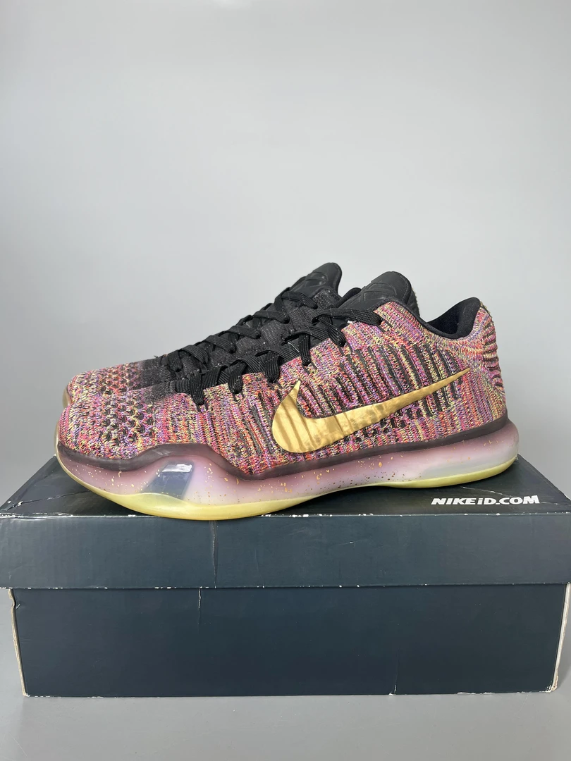 Nike Kobe 10 zk10 id 彩虹 篮球鞋 44码原盒 充新成色