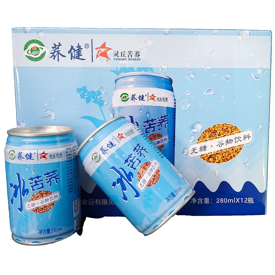 【荞健】灵丘特产苦荞饮料无糖250ml*12罐