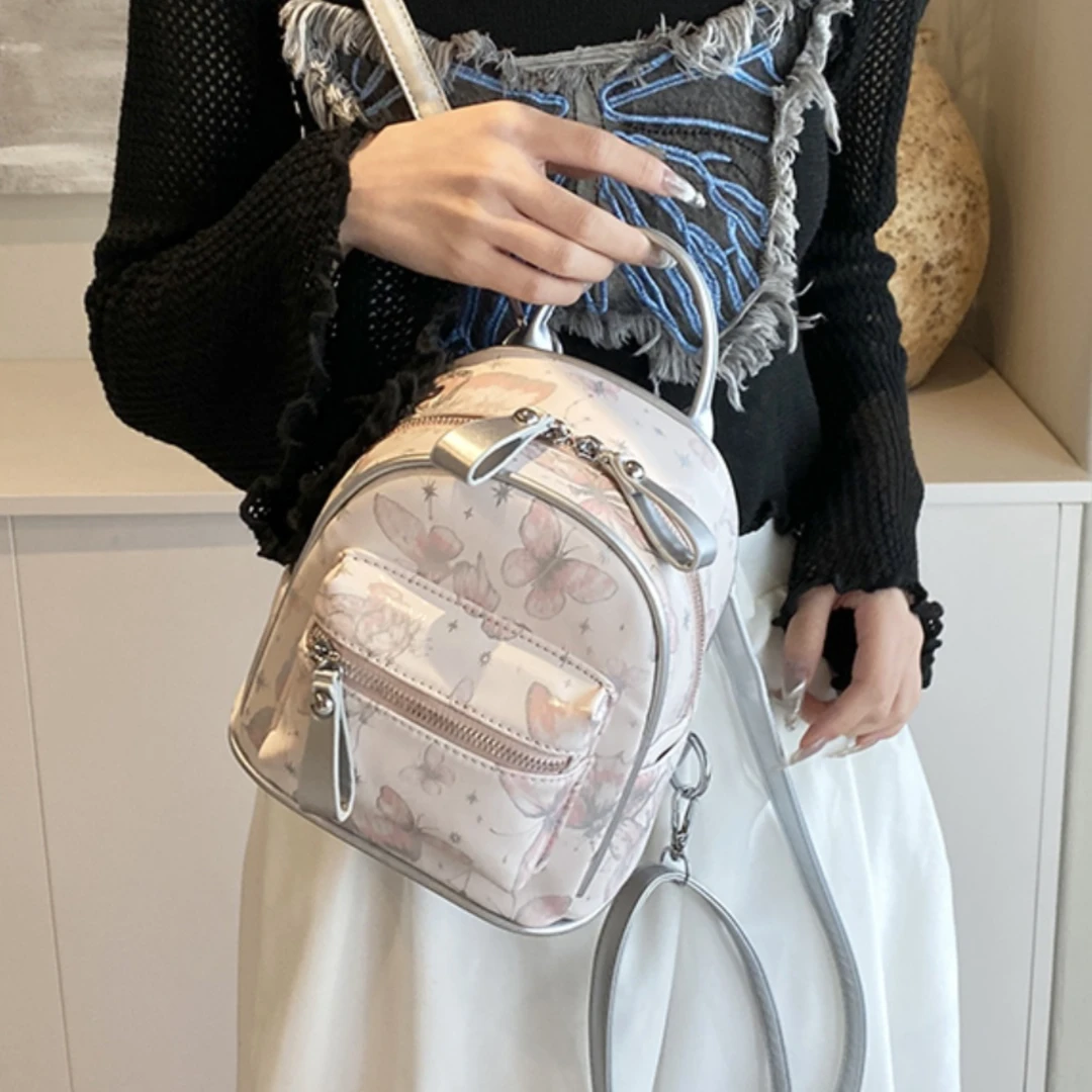 今年流行爆款小众女士双肩背包2025新款时尚百搭背包外出旅行包