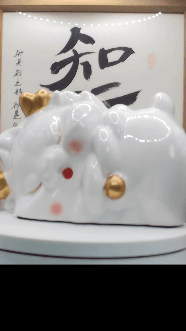 【闪购商品】一味*应梦小神龙纸巾盒摆件礼盒装