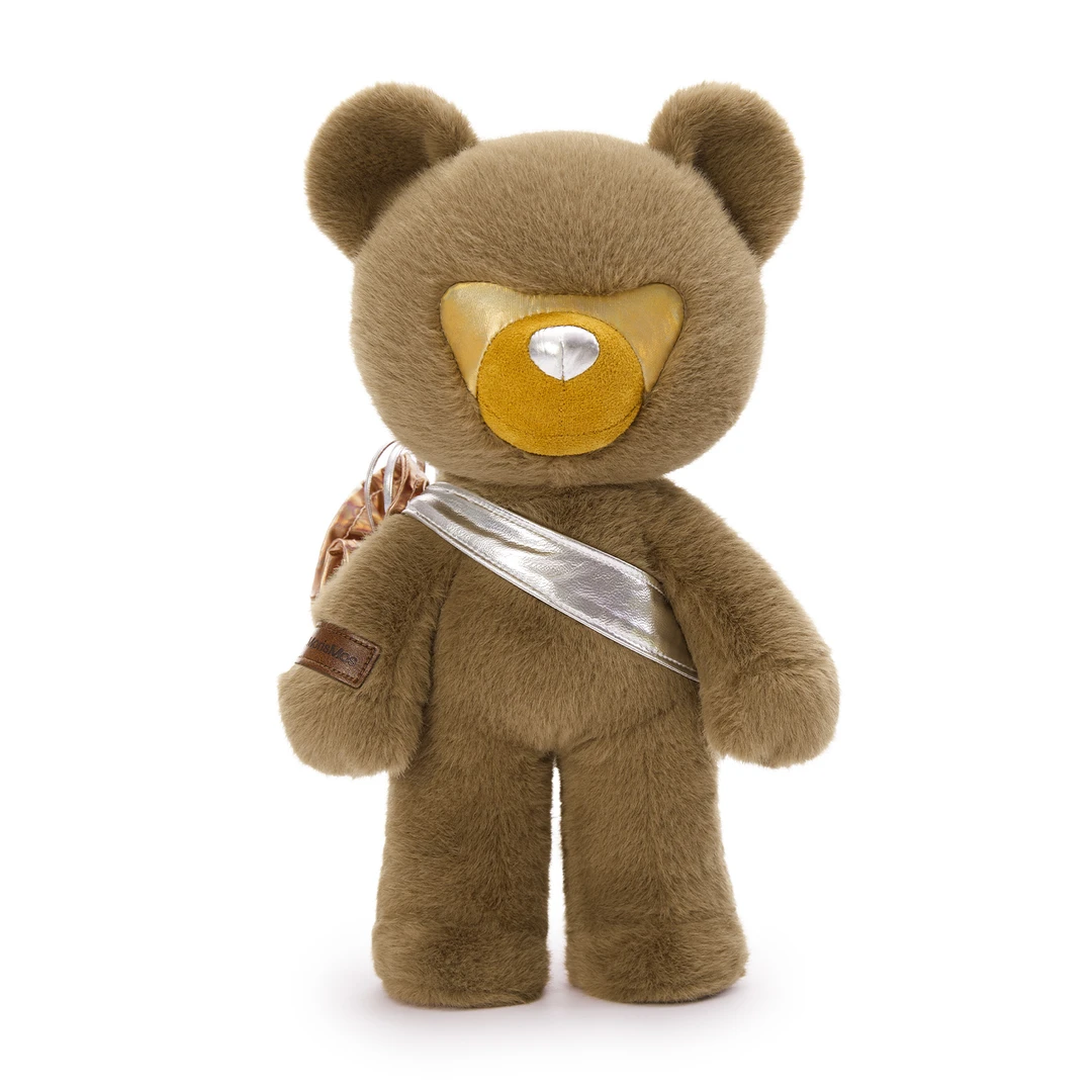 流浪熊BEAR BOB毛绒玩偶潮玩公仔带骨架可爱陪伴熊摆件礼物