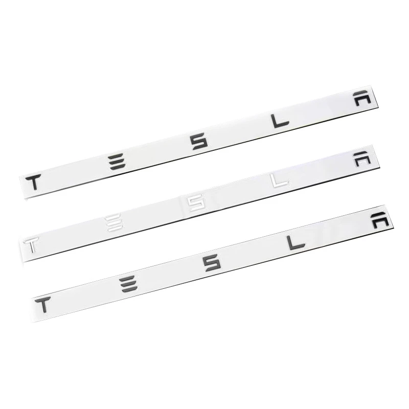 适用于tesla特斯拉model3SXY改装车标英文字母贴标尾门车贴后尾标