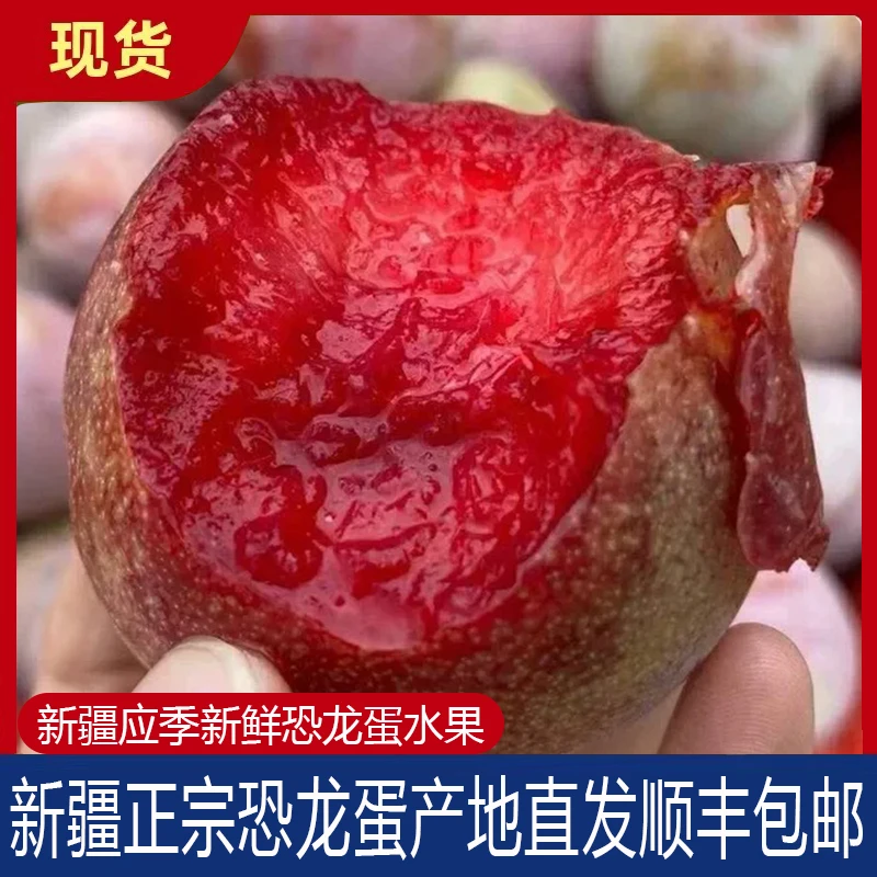 新疆恐龙蛋水果杏李高档水果应季甜多汁大果顺丰包邮