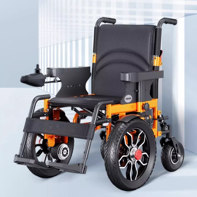 YOHHAYOHHA/优哈电动轮椅车操控优前驱可折叠老年人残疾人代步