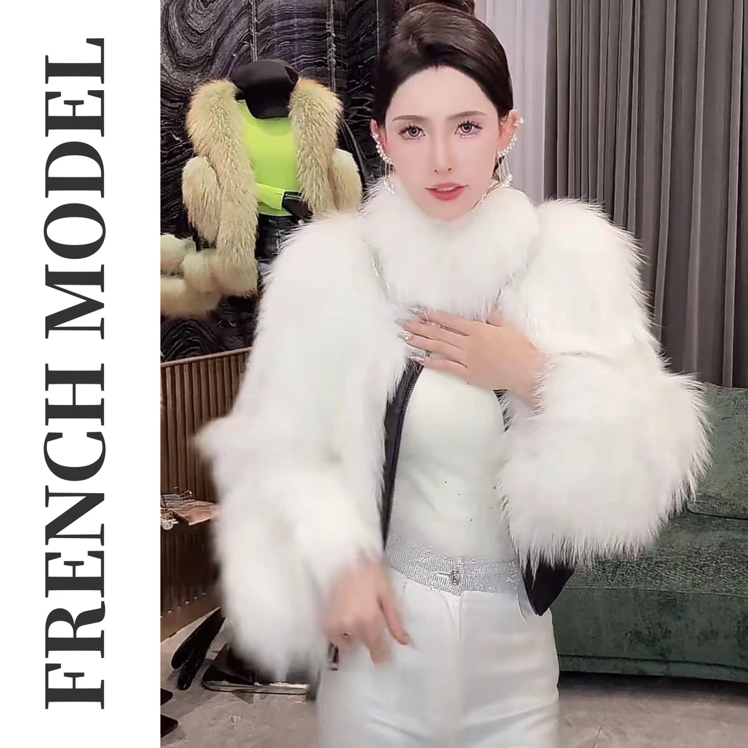 FRENCH MODEL . 【银河之巅】高端拉链气质草外套女装 41060447