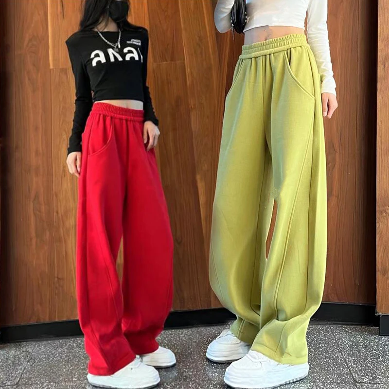 裤子女款爆款2025秋季新款阔腿香蕉裤女高腰显瘦香蕉直筒裤长裤