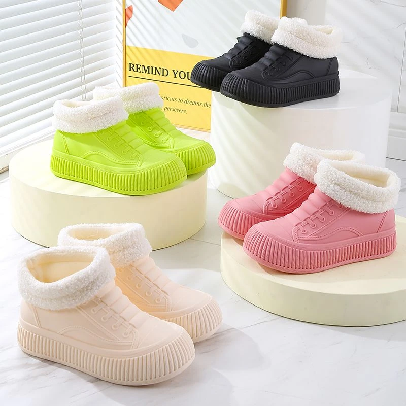 雨鞋女款时尚外穿夏雨靴成人可拆加绒保暖胶鞋冬防滑防水短筒水鞋