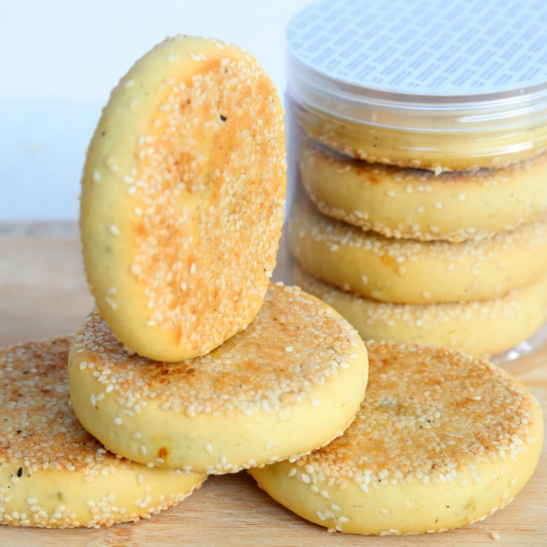 纯手工芝麻饼中秋月饼鄱阳特产美味点心糕点传统零食