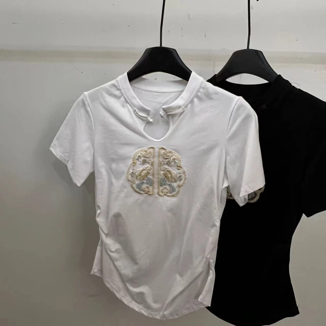 【ARONG阿荣家】短袖T桖85851-白色黑色-F