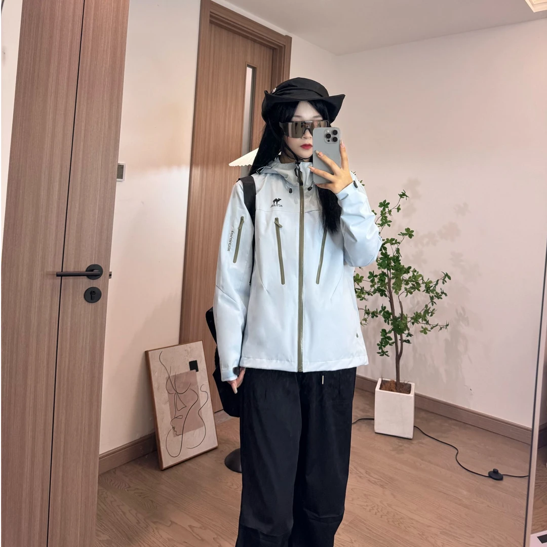 【美洲户外】秋冬季科技新款三合一户外运动情侣户外登山防水