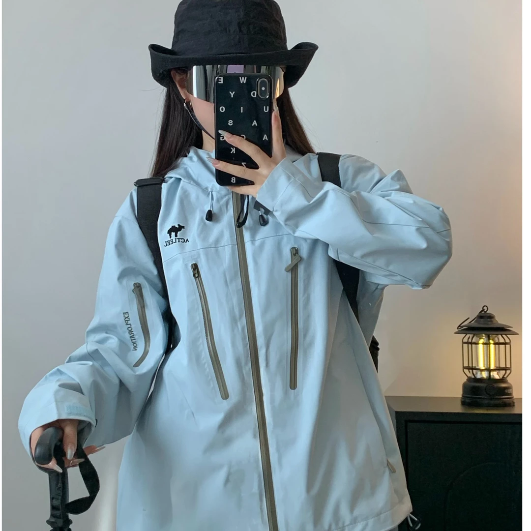 【美洲户外】春秋季科技新款三合一户外运动情侣户外登山防水