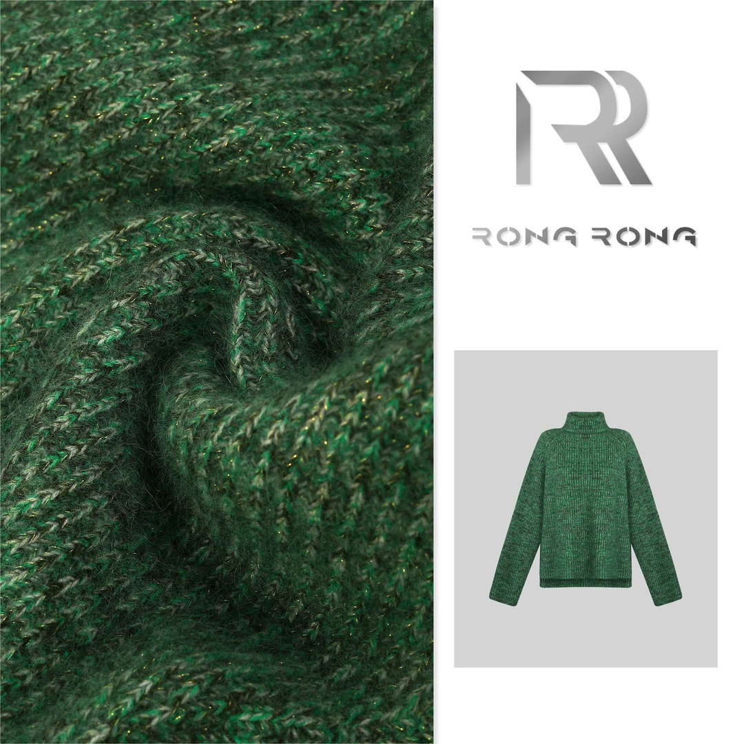 Bo【南屿青山】RONGRONG溶溶 绵羊毛浣熊绒混纺毛衣23103-12.11 S10
