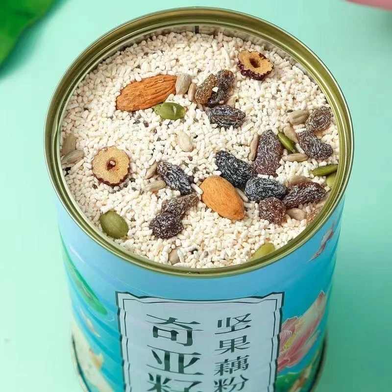 【送玻璃碗勺】冲泡美味水果坚果藕粉羹奇亚籽红枣银耳早餐冲饮即食