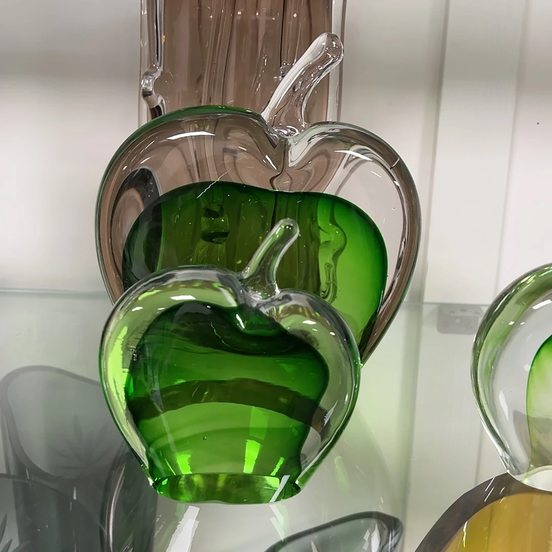 诗**方一套2只苹果摆件花器