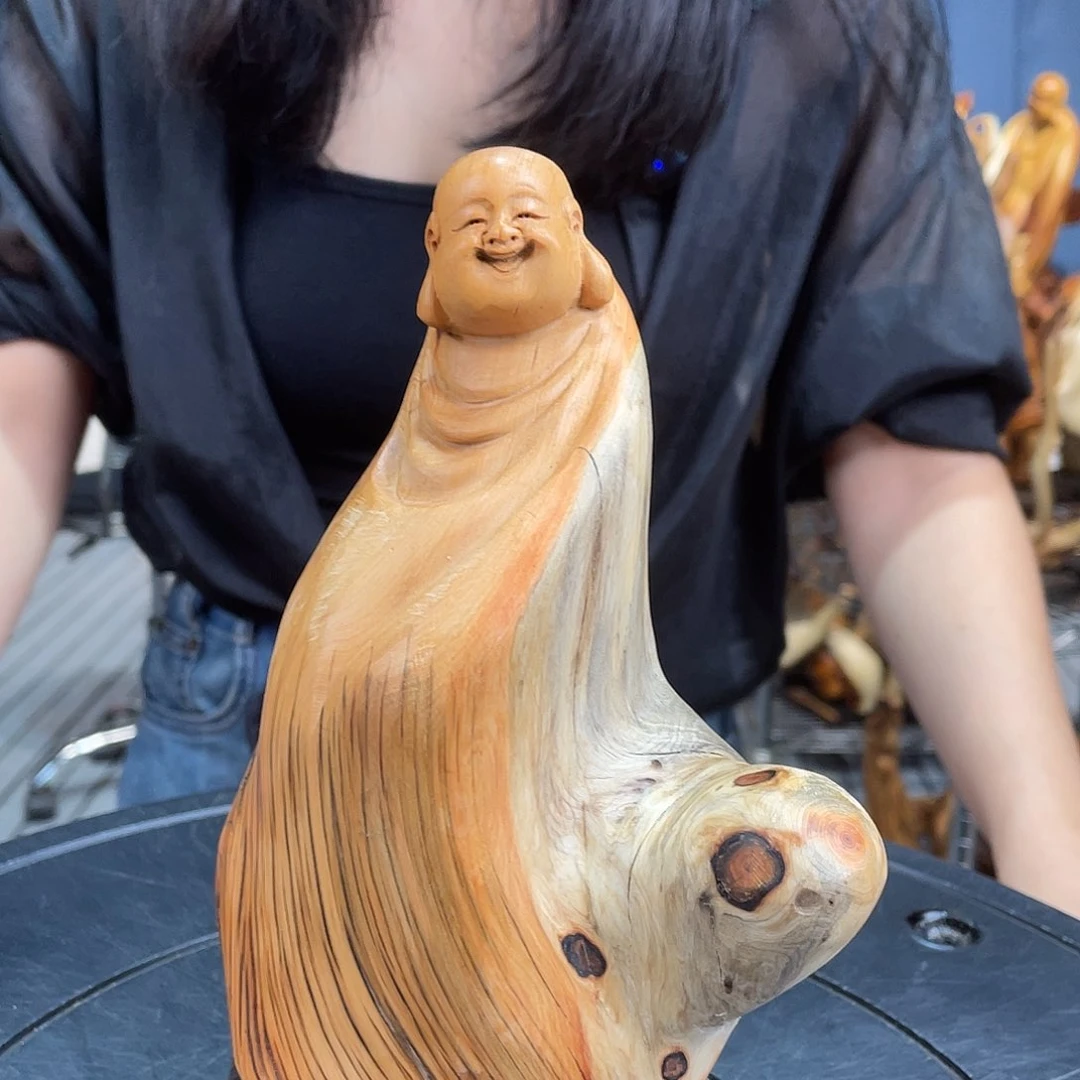 柏木（崖柏）崖柏随型根雕摆件