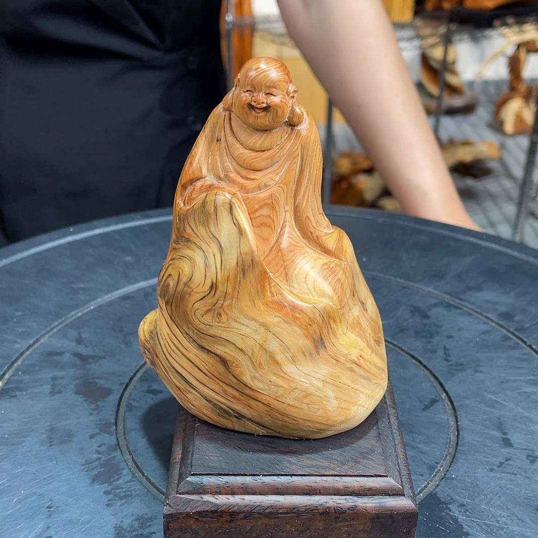 柏木（崖柏）崖柏随型根雕摆件