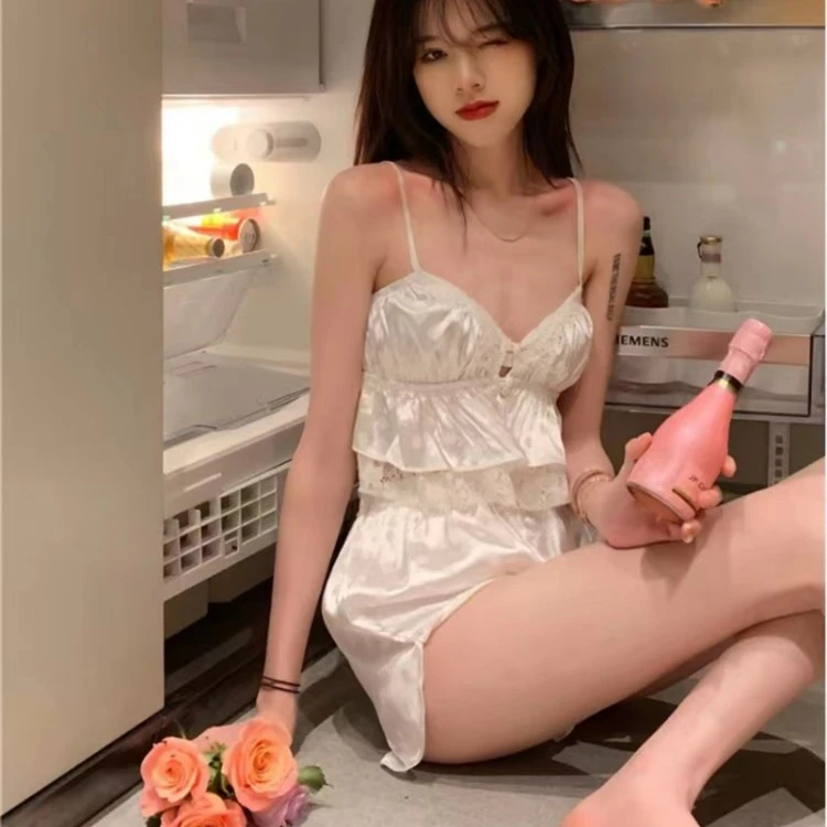 【小可爱】夏日睡衣可爱性感风居家甜美辣妹睡衣套装