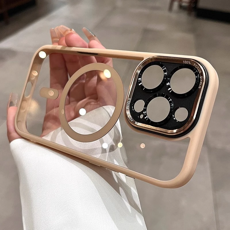 苹果17promax手机壳iPhone16透明15磁吸14金属镜头13防摔12/11硬