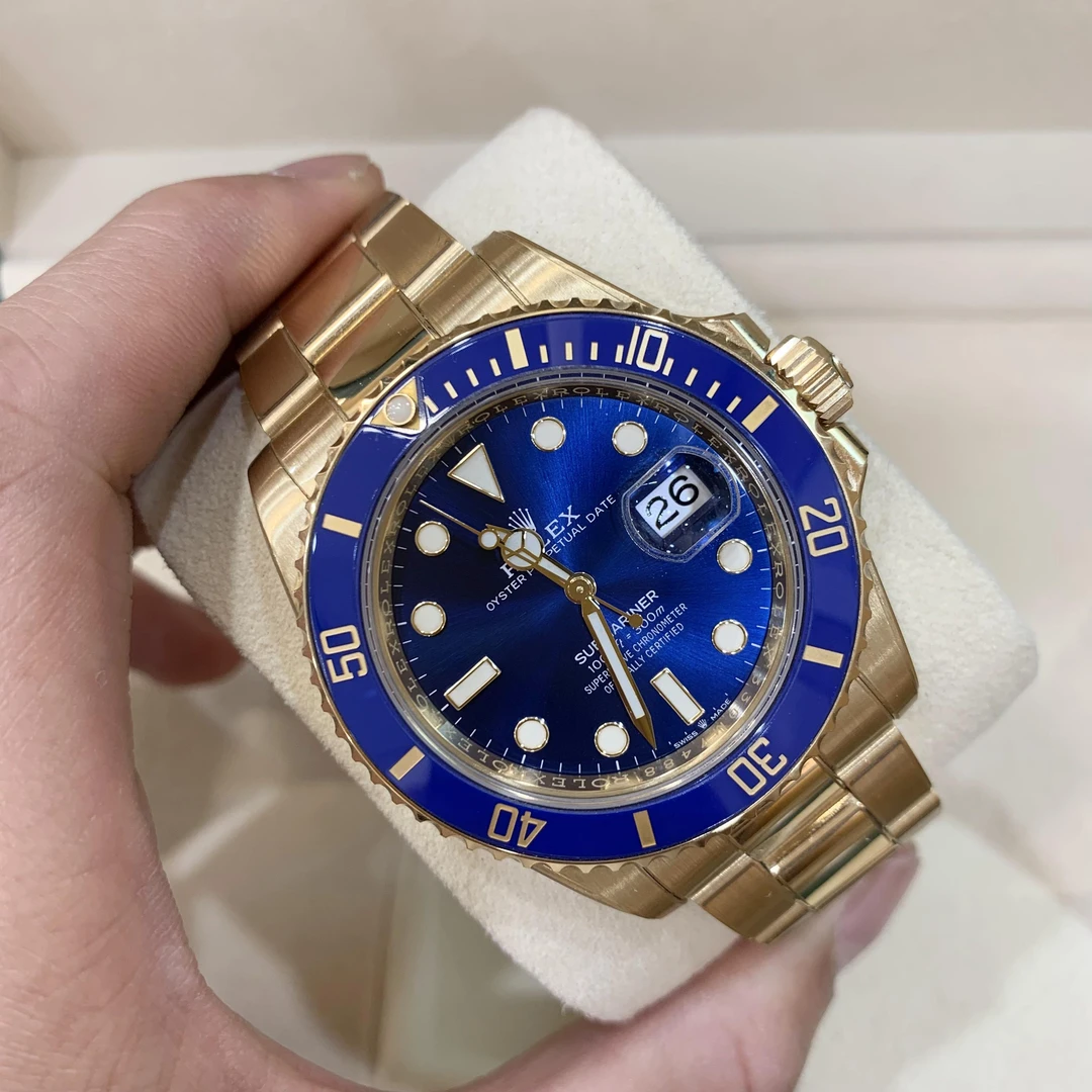 99新 Rolex/劳力士 M126618LB-0002 全金蓝 保卡：22年6月3日