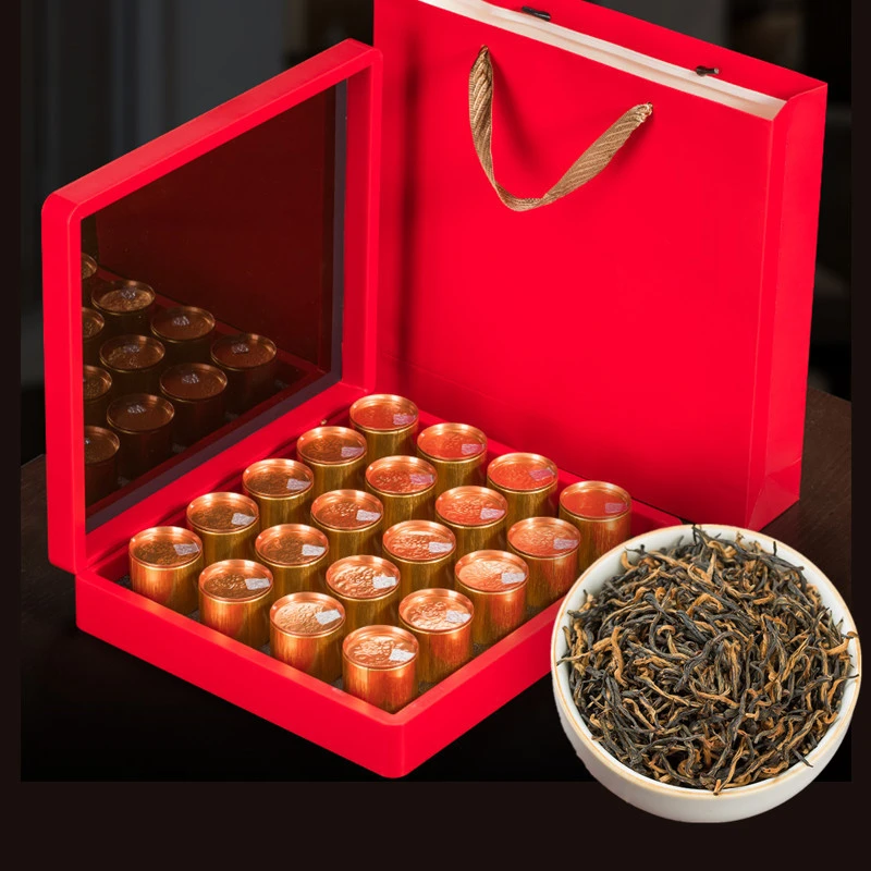 茶叶礼盒装送礼佳品武夷山蜜香金骏眉红茶高档小金罐礼品茶走亲戚