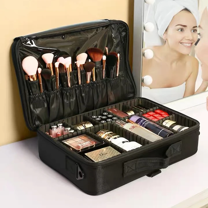 化妆包大容量便携大号 新款高级感女专业旅行超火跟妆品收纳箱