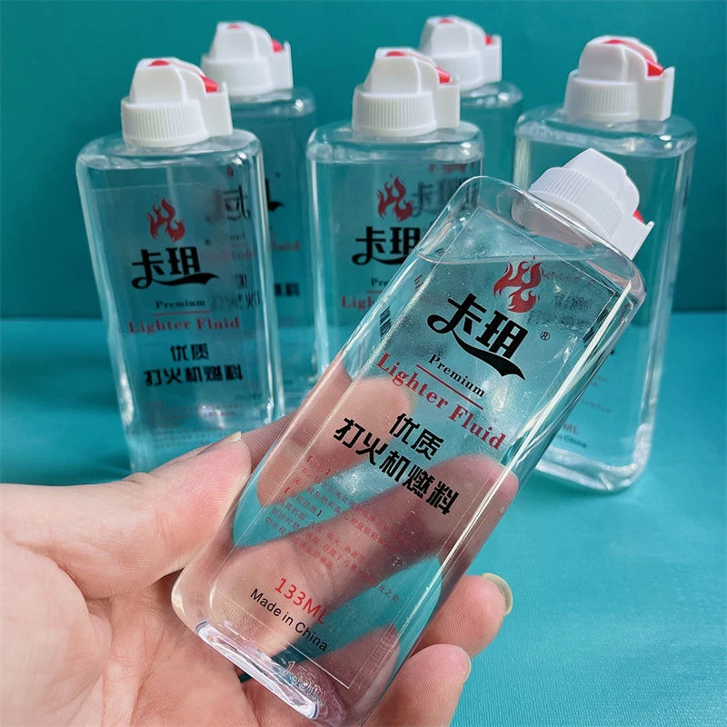 优质防风煤油打火机专用油原装燃油清香型透明瓶装送火石棉芯油垫