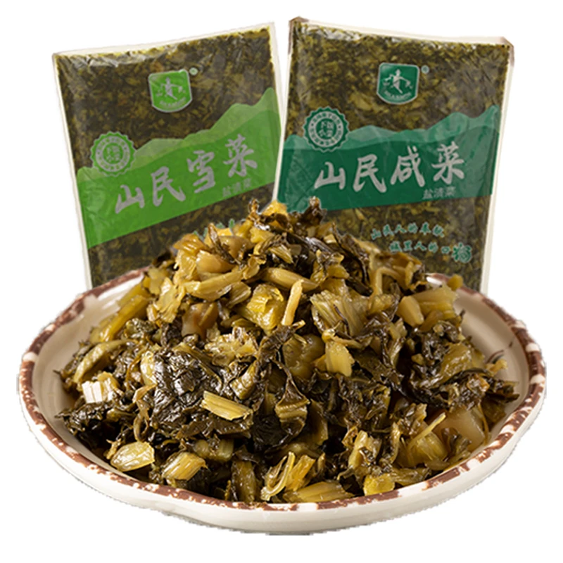 山民咸菜雪菜2.5kg大包装腌菜酱酸菜雪里红10斤温州特产营养清脆
