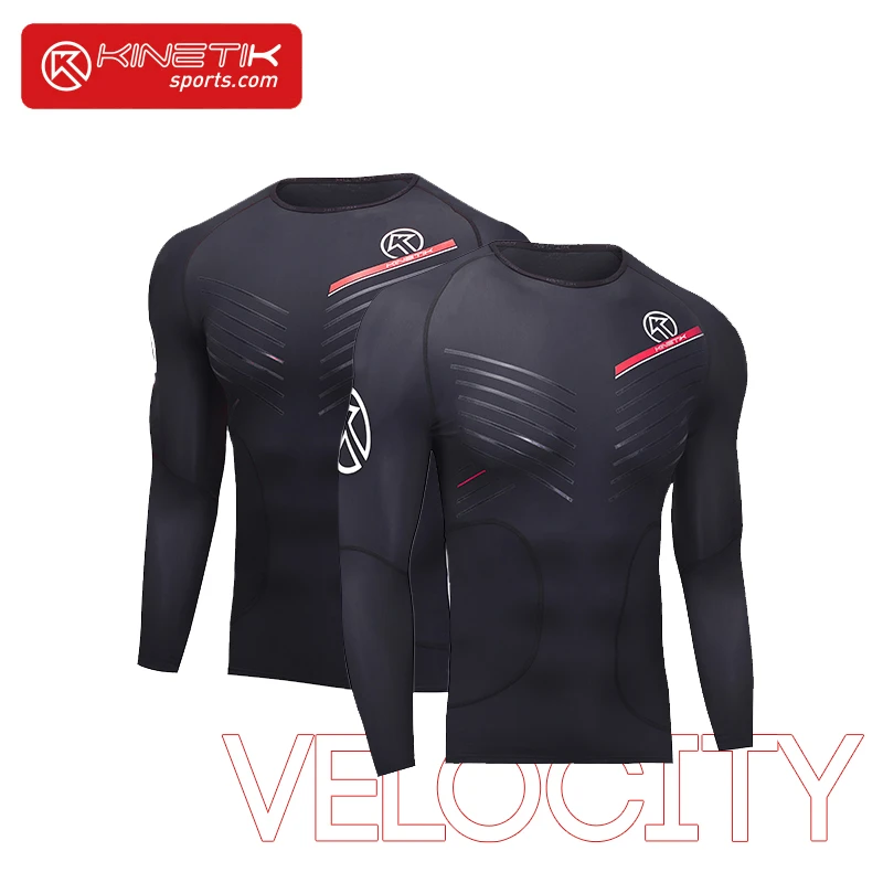 KINETIK 大K VELOCITY2022款多功能长袖压缩衣 健身训练紧身打底